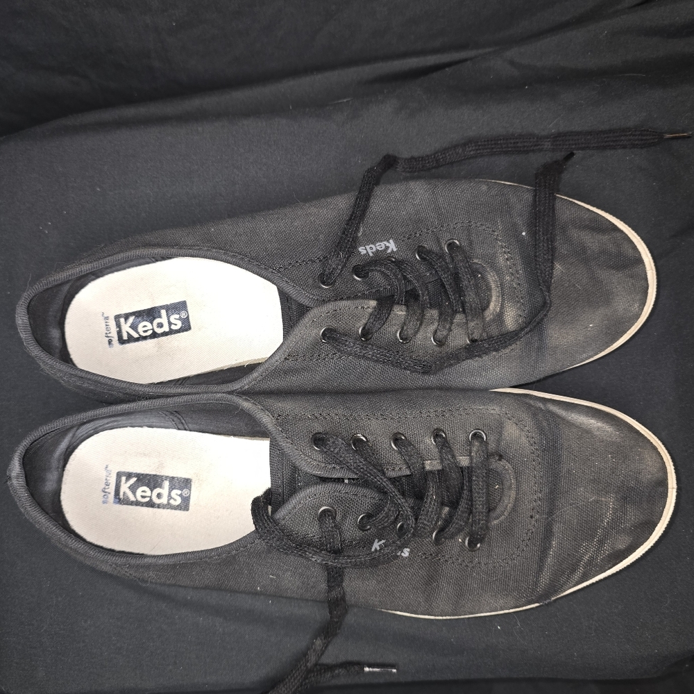Keds Black Canvas Sneakers